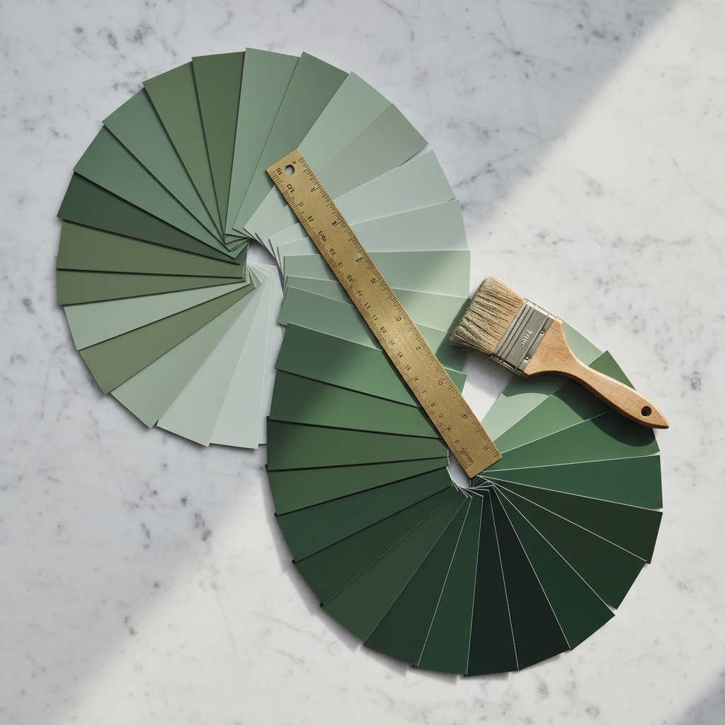 Curated color palette and finish details